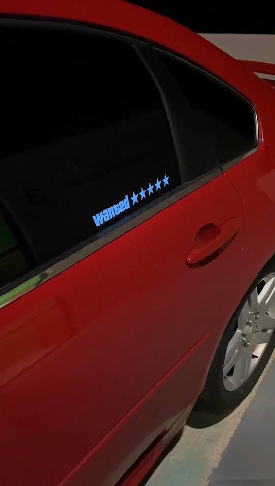 GTA Star Light Car Sticker