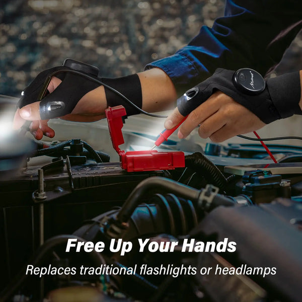 GlowPro Hands-Free Light Gloves